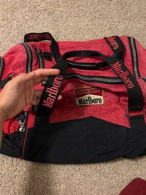 Marlboro Vintage Large/Medium Duffle bag just no strap streetwear style workout